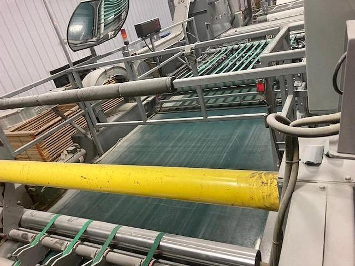 Used 73" BW PAPERSYSTEMS / MARQUIP SHEET PRO DUAL ROTARY SHEETER - MFG 1999