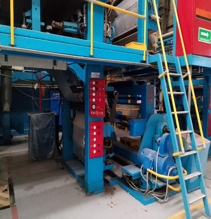 Used 50" (1280mm) WIDE POLYTYPE SWISS POLYNORM II COATER LAMINATOR - ALUMINUM, PAPER & FILM