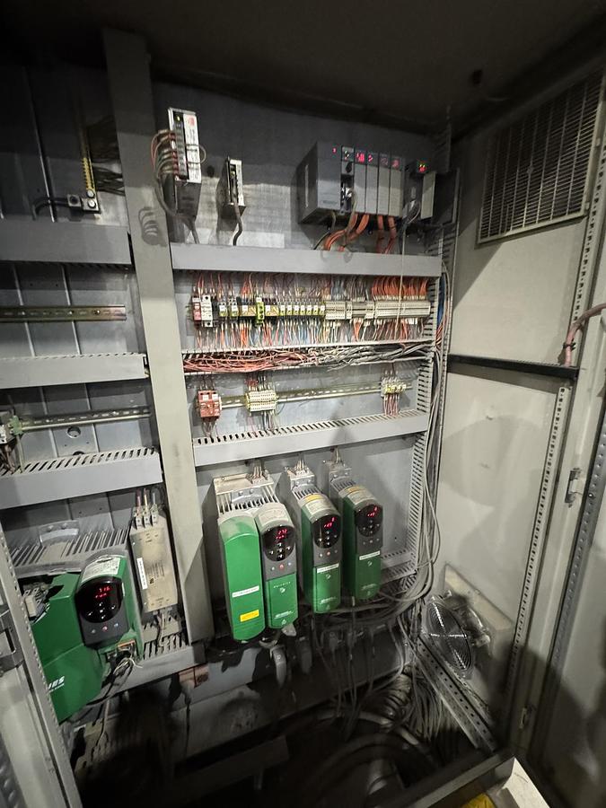 Used 80.5" WIDE AUSQUIP MODEL JM-80-60 TWO DRUM WINDER - UPDATED HMI