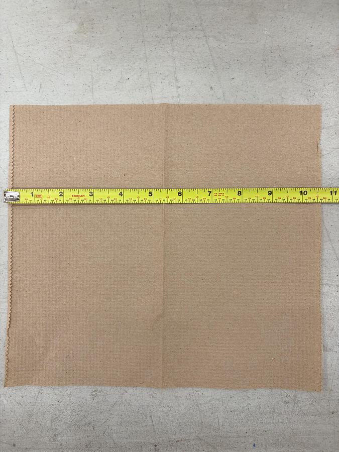 Used 37" WIDE GREENBAY ENGINEERING SINGLE FOLD DISPENCER TOWEL WITH BRETTING BANDER