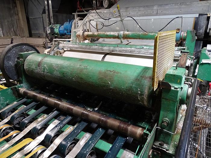 Used 122" (3.1M) TWIN WIRE WETLAP MACHINE W/ MODIFIED HEADBOX IN 2018 RATED 232 AIR DRY TONS