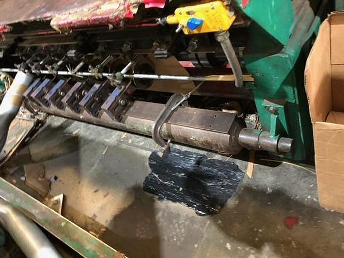 Used 72" WIDE BLACK CLAWSON TDL TWO DRUM WINDER - 72" WOLVERINE 1 COLOR PRESS