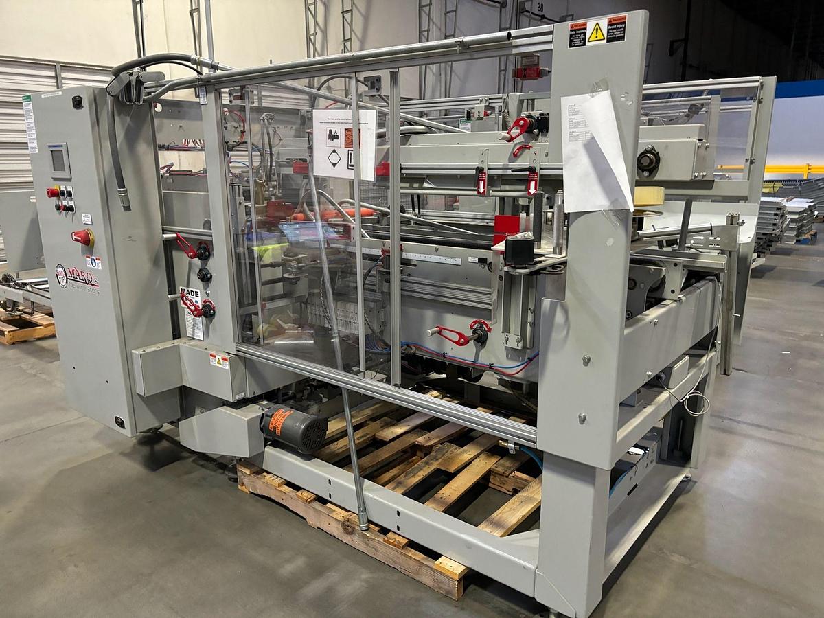 Used MARQ HPE 220 / HPE-220 CASE ERECTOR BOTTOM SEALER 