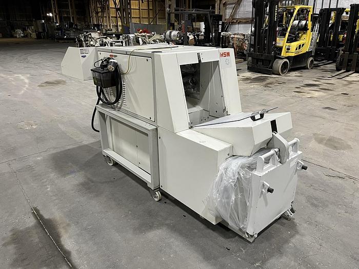Used HSM FA 490.1 SHREDDER WITH BALER ATTACHMENT-PENDING