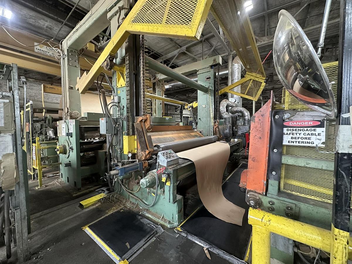 Used 110" (2.8M) VOITH FOURDRINIER PAPER MACHINE WITH DUOFORMER D SHOE PRESS SECTION MANUFACTURED 2002