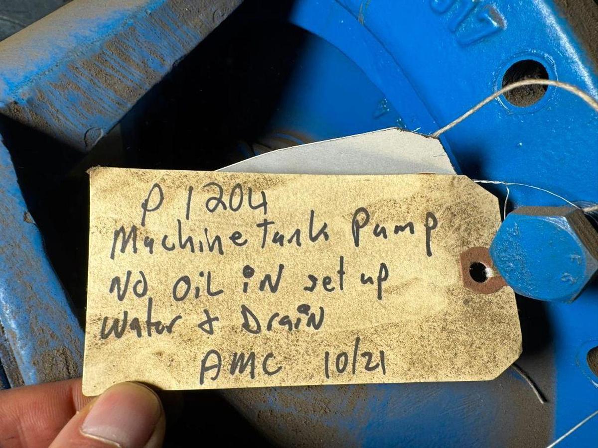 Used POWER END PULLOUT PUMP PART 316 STAINLESS STEEL