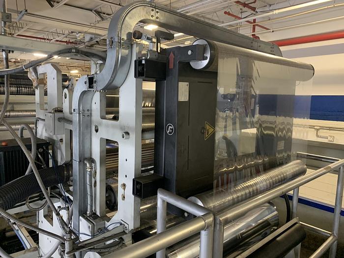 Used 40" ROTOMEC MODEL RS 4003 10 COLOR ROTOGRAVURE PRESS (SOLVENT INK) MFG. 2006