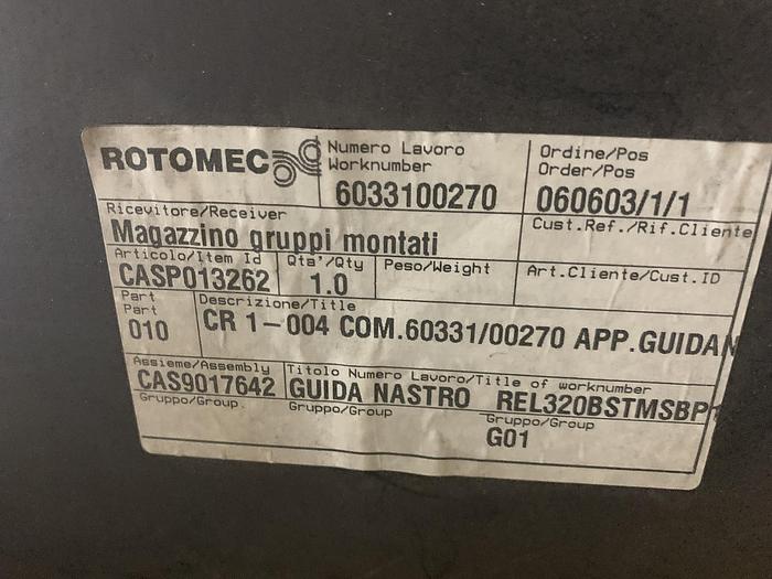 Used 40" ROTOMEC MODEL RS 4003 10 COLOR ROTOGRAVURE PRESS (SOLVENT INK) MFG. 2006