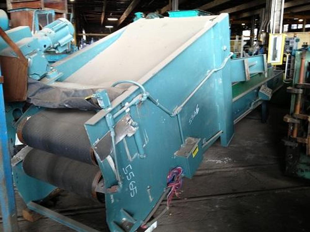 Used MAREN MODEL 50 SHREDDER WITH MAREN 122 BALER CONVEYOR INCLUDED