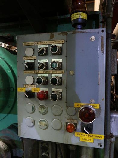 Used 128" MANCHESTER TWO ROLL CALENDAR STACK