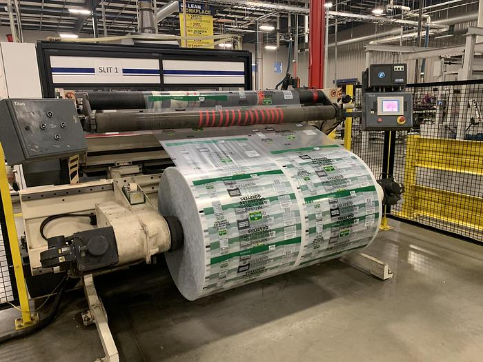 Used 2004 TITAN SR7 DUPLEX CANTILEVERED SLITTER REWINDER