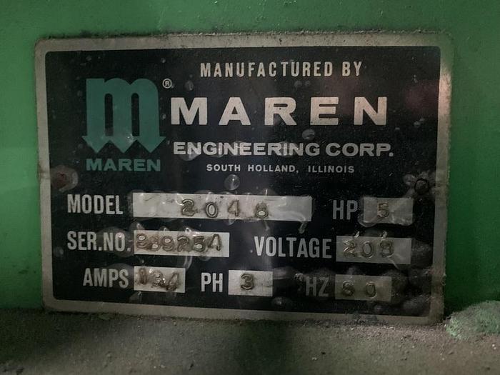 Used MAREN VERTICAL  BALER 5HP MODEL 2048-PENDING SALE