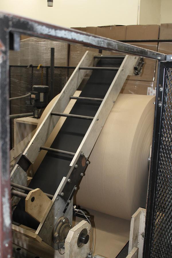 Used 37" WIDE GREENBAY ENGINEERING SINGLE FOLD DISPENCER TOWEL WITH BRETTING BANDER