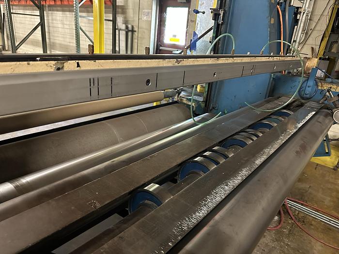 Used 62" BF PERKINS TWO DRUM SLITTER REWINDER
