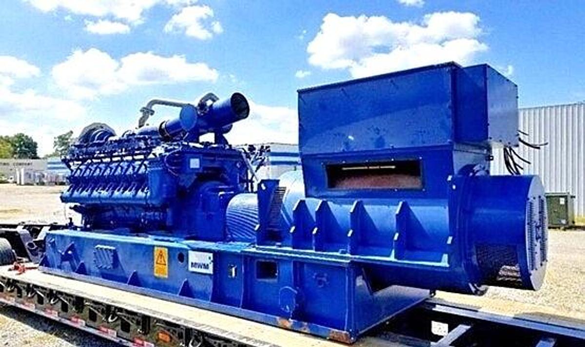 Used 1560KW MWM NATURAL GAS GENERATOR