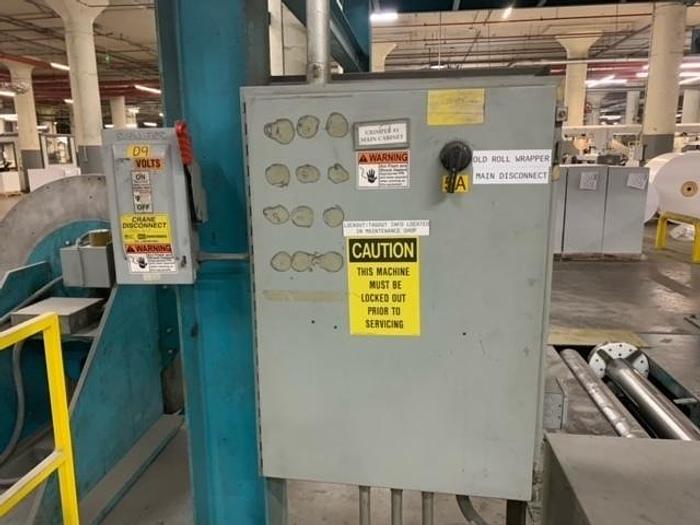 Used VALA MACHINERY 60" DIA. X 80" LONG ROLL WRAP SYSTEM