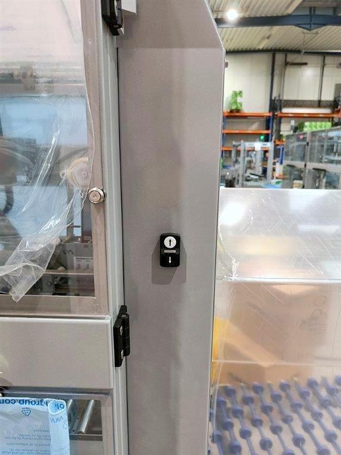 Used PATTYN HIGH-SPEED CASE ERECTING AND BAG INSERTING AUTOMATED PACKAGING SYSTEM