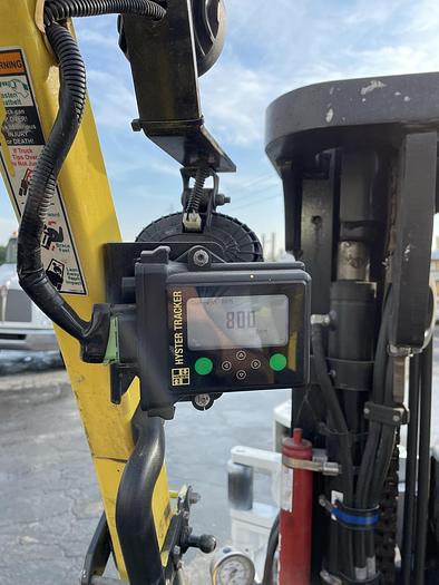 Used 12,000 POUND HYSTER S120FTPRS FORKLIFT WITH PAPER ROLL CLAMP MFG. 2018