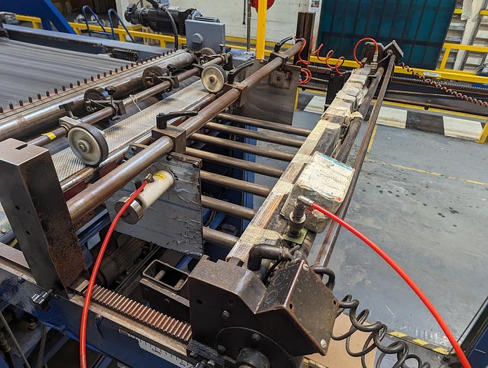 Used 57" (1450mm) SHM 1450 SYNCHRO ROTARY SHEETER - STILL INSTALLED