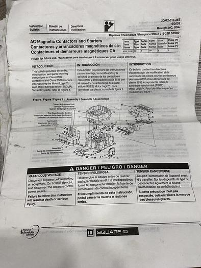 Used BLOAPCO MODEL 3CAX-3048H SHREDDER  30 HP MOTOR