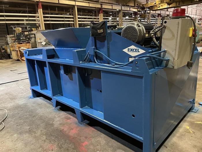 Used EXCEL EX-60 HORIZONTAL CLOSED DOOR BALER 20HP