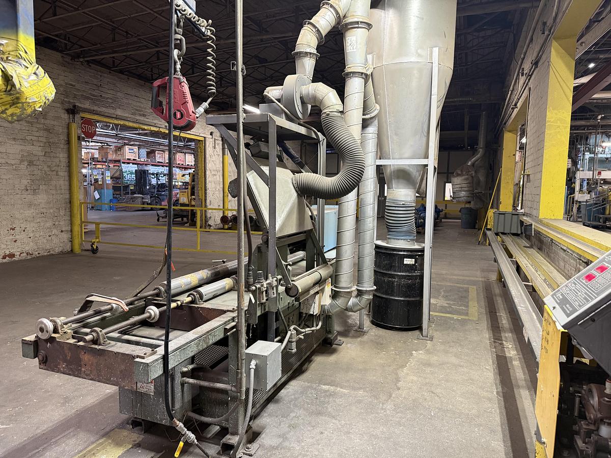 Used SONOCO CORE SAW CUTTER MODEL 91-84 WITH DUST COLLECTION SYSTEM