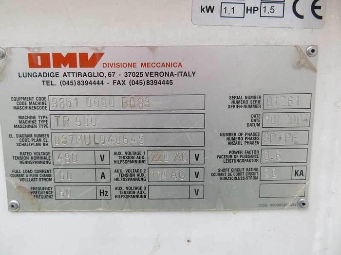 Used TRIA (OMV GROUP) GRANULATOR MODEL 900 NS-R WITH SILENCER