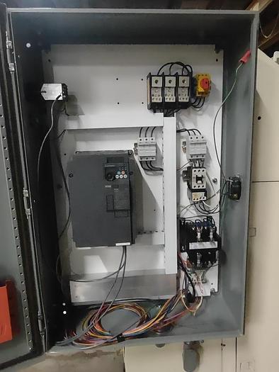 Used 62" DUSENBERY 635 DUPLEX SLITTER REWINDER DRIVE AND MOTOR UPDATE