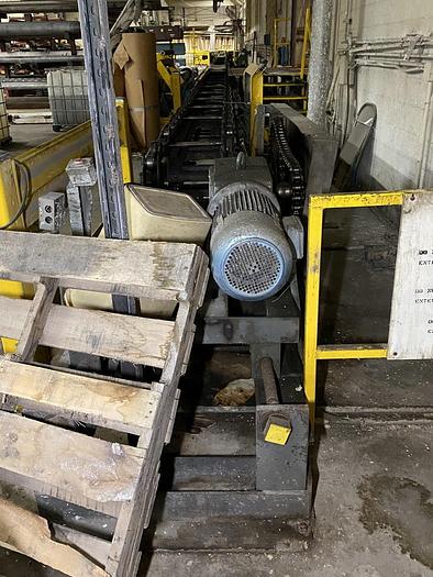 Used 375' 5000LB CAPACITY IN FLOOR ROLL HANDLING SYSTEM