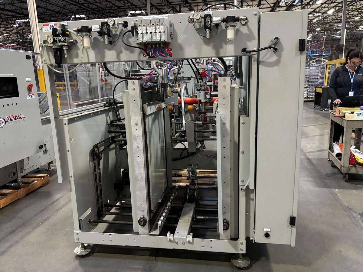 Used MARQ HPE 220 / HPE-220 CASE ERECTOR BOTTOM SEALER