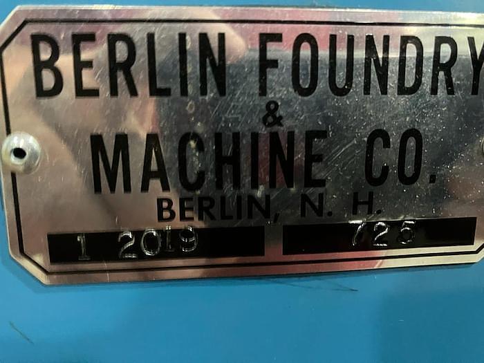Used BERLIN FOUNDRY & MACHINE CO. MODEL 500 3" / 6" CORE KNOTCHER