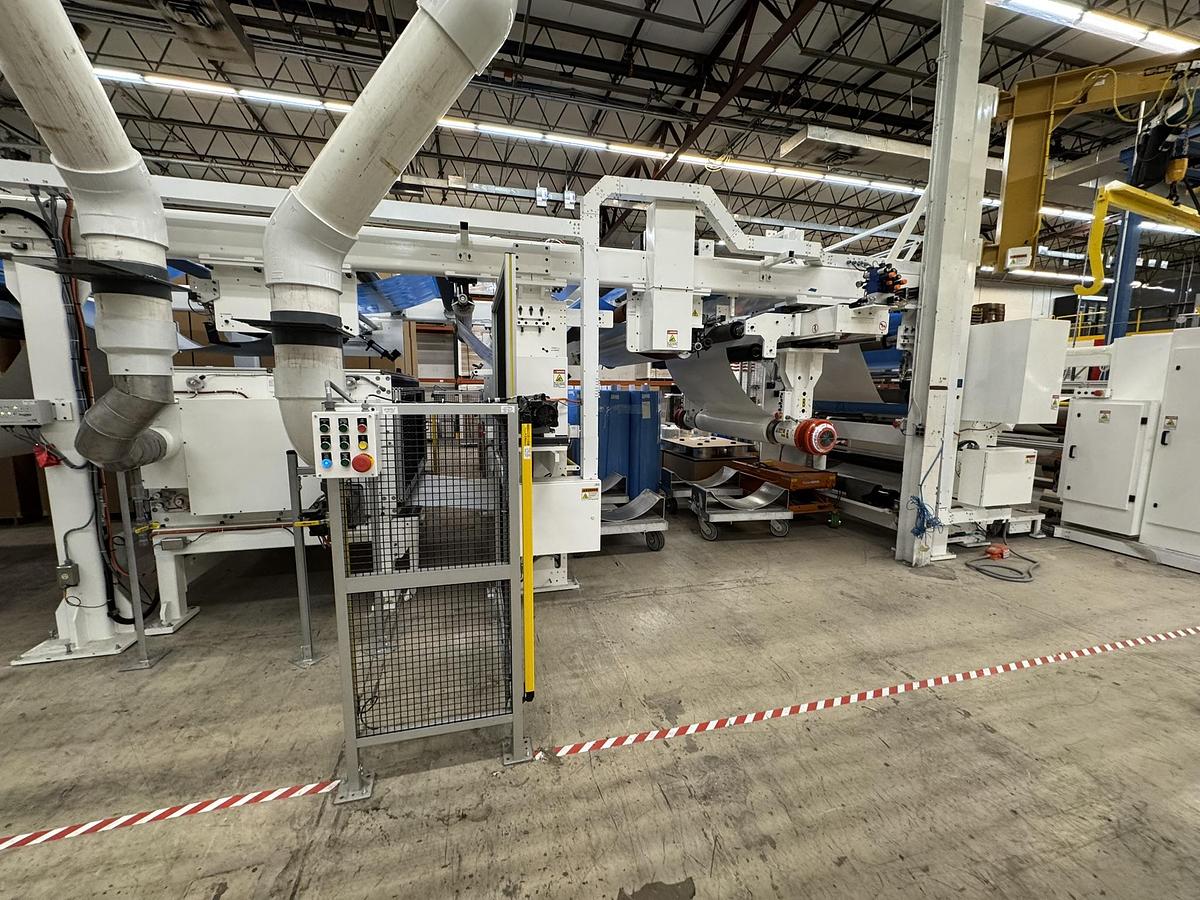 Used 72" WIDE CATBRIDGE LAMINATION LINE & TURRET REWINDER - MFG 2023
