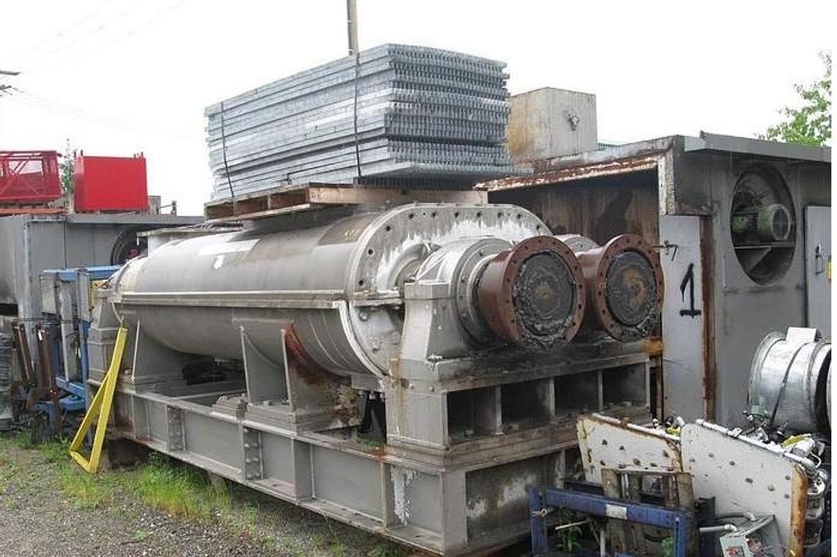 Used SHINHAMA MODEL CCE-8-1200 KNEADER 260 ODST/D