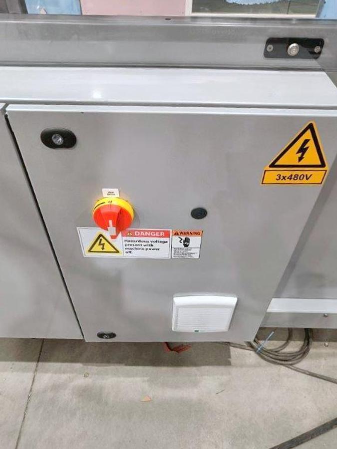 Used PATTYN HIGH-SPEED CASE ERECTING AND BAG INSERTING AUTOMATED PACKAGING SYSTEM