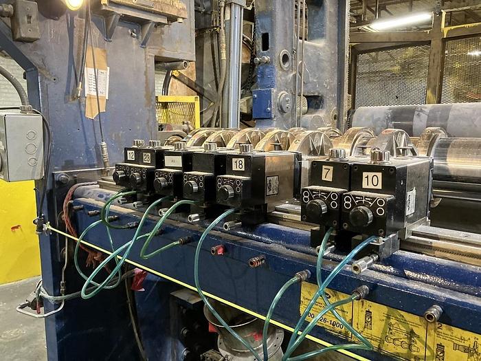 Used 102" LANGSTON TWO DRUM SLITTER REWINDER MAX DIAMETER 72" NEW ROCKWELLL DRIVES IN 2021