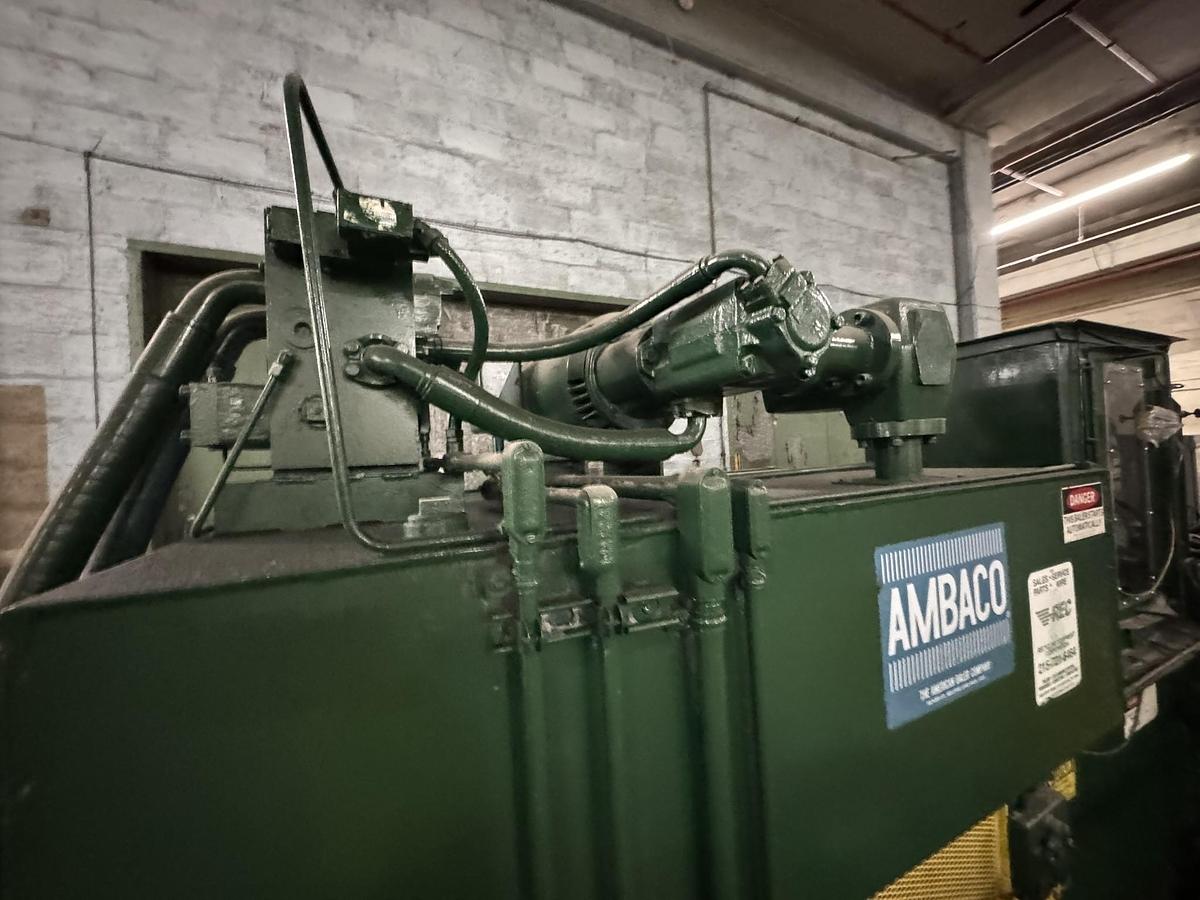 Used AMERICAN BALER MODEL 10357 HORIZONTAL AUTOTIE BALER 20 HP