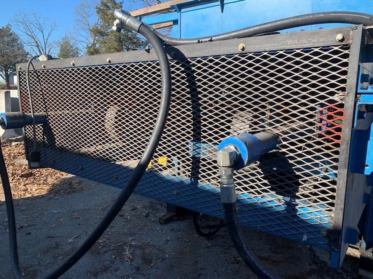 Used VECOPLAN SINGLE SHAFT SHREDDER 200HP MODEL RG78-200 / VAZ 220/200 KNF