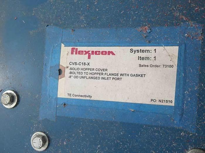 Used FLEXICON MODEL VC-C-18-X FLEXIBLE SCREW FEEDER SYSTEM