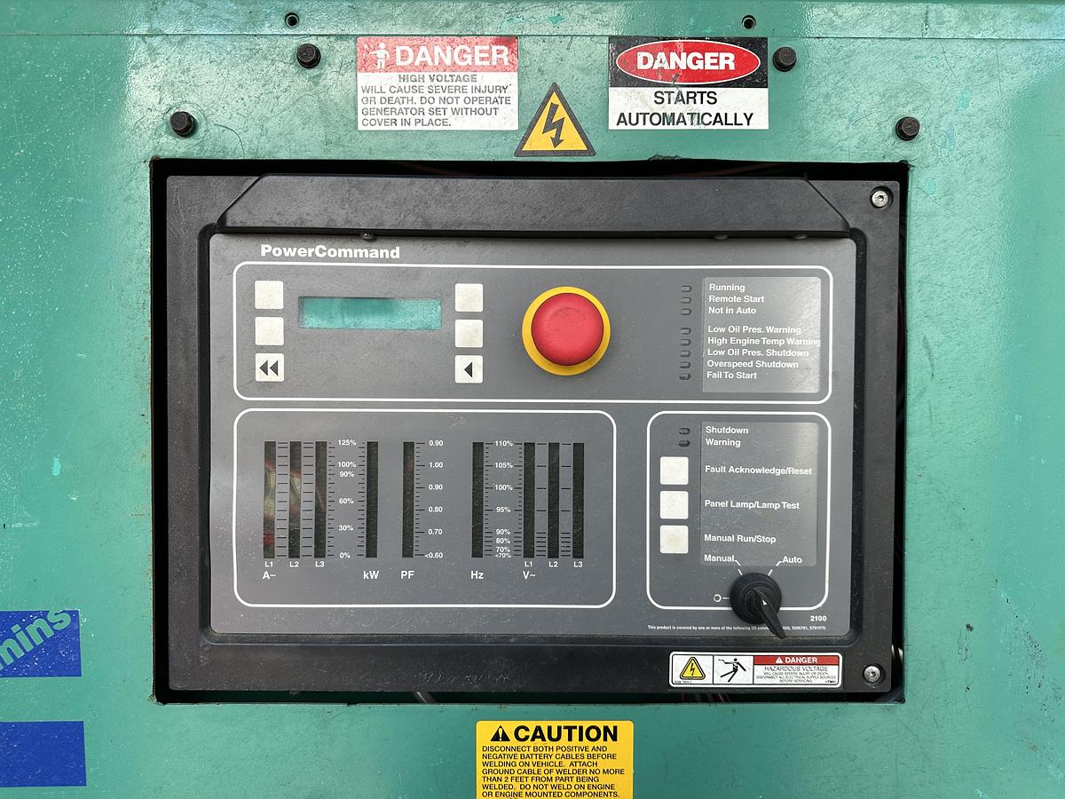Used 750kW CUMMINS MODEL GFLB NATURA GAS GENERATOR