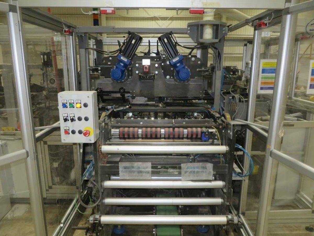 Used 2005 PERINI SINCRO 5.0 106" BRT REWINDING LINE WITH 2 LANE PERINI LOG SAW