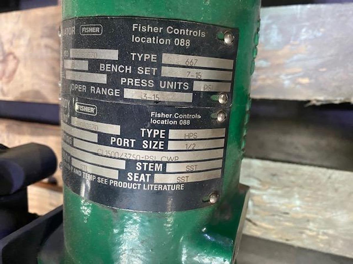 Used FISHER CONTROL VALVE S/S