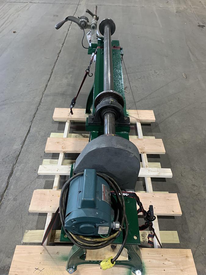 Used DUSENBERY 60" MANUAL CORE CUTTER 3" & 6" CORES