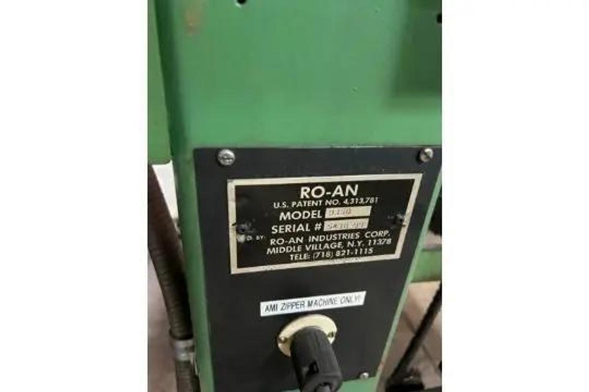 Used RO-AN MODEL 9350 SIDEWELD BAG MACHINE