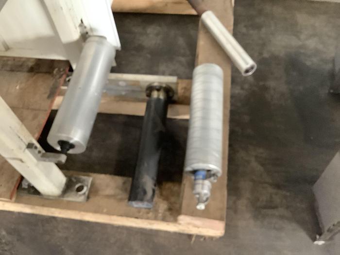 Used 15" WIDE CHESNUT ENGINEERING 1 COLOR PRINTER 2 ROLL ROTOGRAVURE AND LAMINATING LINE