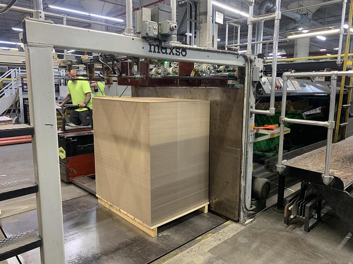 Used 65" WIDE MAXSON DUAL ROTARY SHEETER 