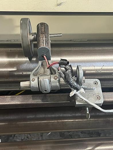 Used 84" CAMERON TWO DRUM SLITTER REWINDER FOR NONWOVENS