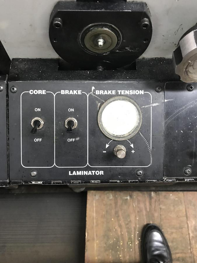 Used 13" ALLIED MODEL 313 4 COLOR 3 DIE STATION FLEXO PRESS