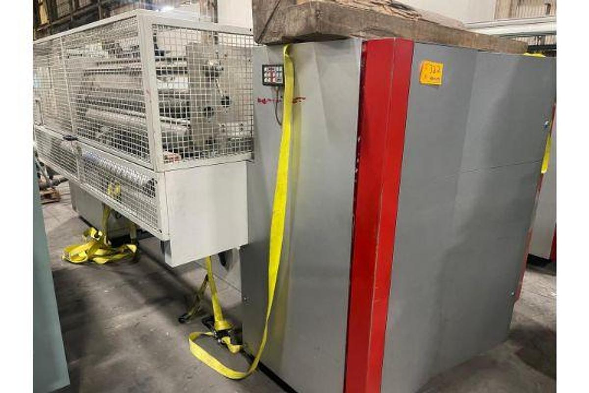 Used 58" WIDE COMEXI TURRET REWIND WITH SPLICING 32" DIAMETER