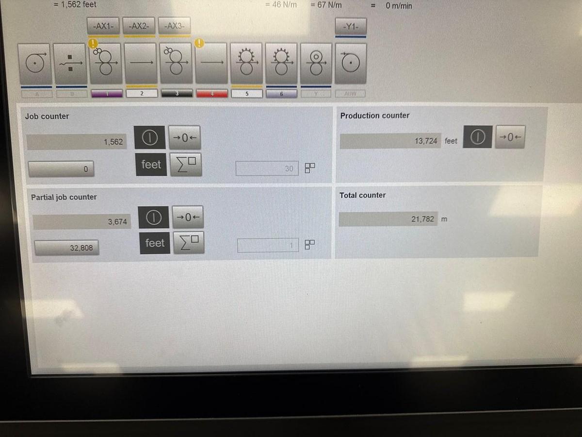 Used 17.5"/445mm GALLUS LAVELMASTER 440 8 COLOR FLEXO PRESS MFG 2022