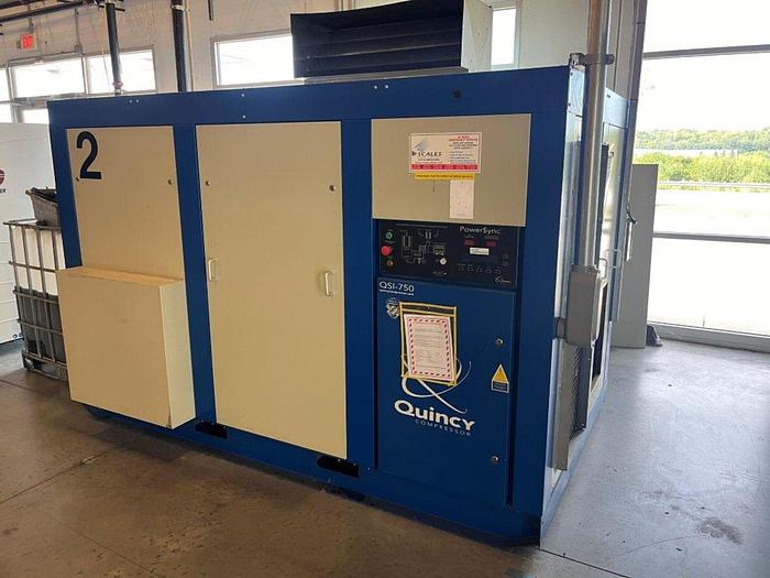 Used QUINCY MODEL QSI-750 150 HP AIR COMPRESSOR MANUFACTURED 2013